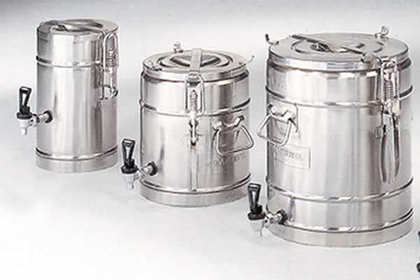 Termos de acero inox., con grifo