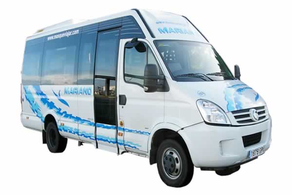 Alquiler de Microbus de 20-25 plazas, para servicio de Boda